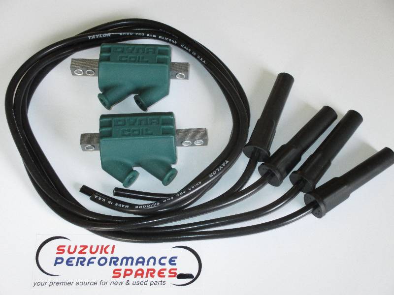 Suzuki GSXR1100 86-98 Dyna Performance Mini Ignition Coils & Taylor Leads 