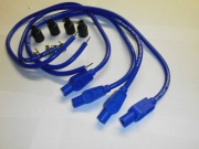 Taylor Blue Ignition Leads & Colour Matched plug caps
